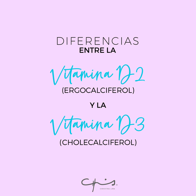 Diferencias entre la vitamina D2 y D3